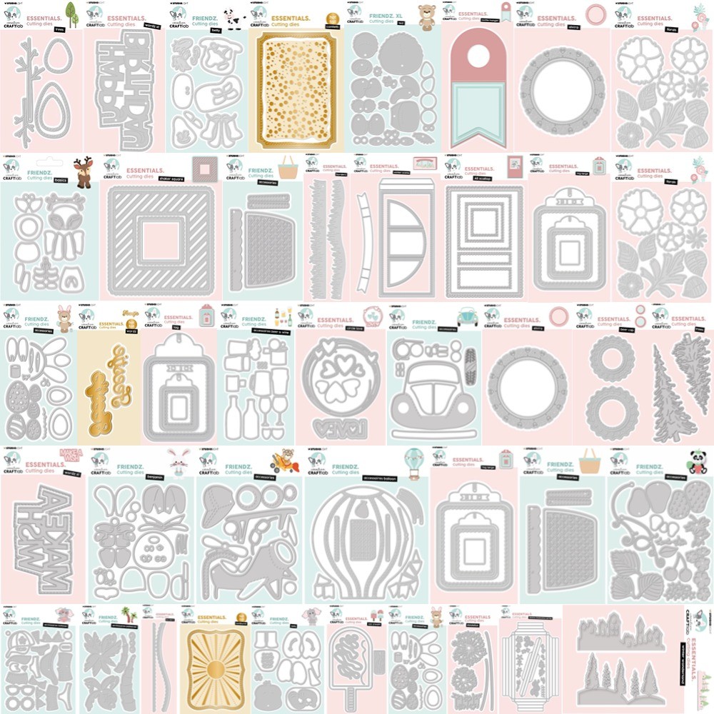 August Metal utting Data Slim Essentials Srapbooking ard Stenil ut Die for DIY Handmade ard and es