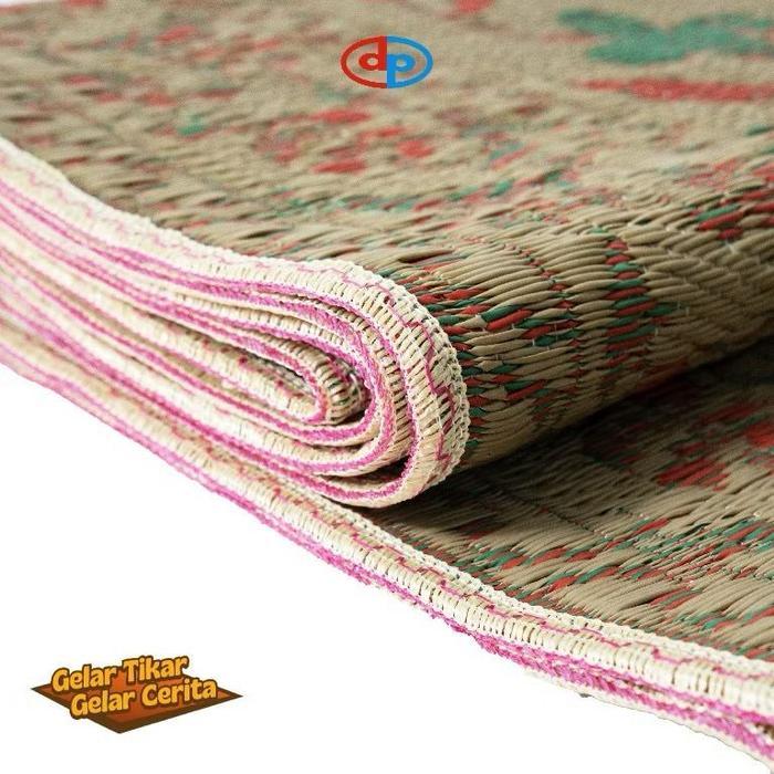 Dolphin Mat Tikar 2x2 Tlisir TCTT Tikar Plastik Tikar Warna Motif Tikar Lipat/Tikar Piknik/ Alas