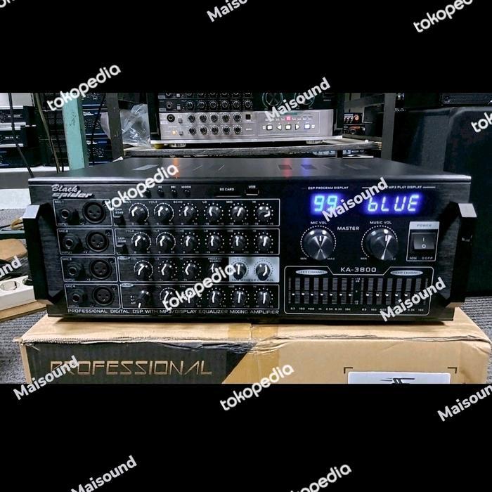 AMPLI BLACK SPIDER BS KA3800 POWER AMPLIFIER BLACKSPIDER BS KA 3800