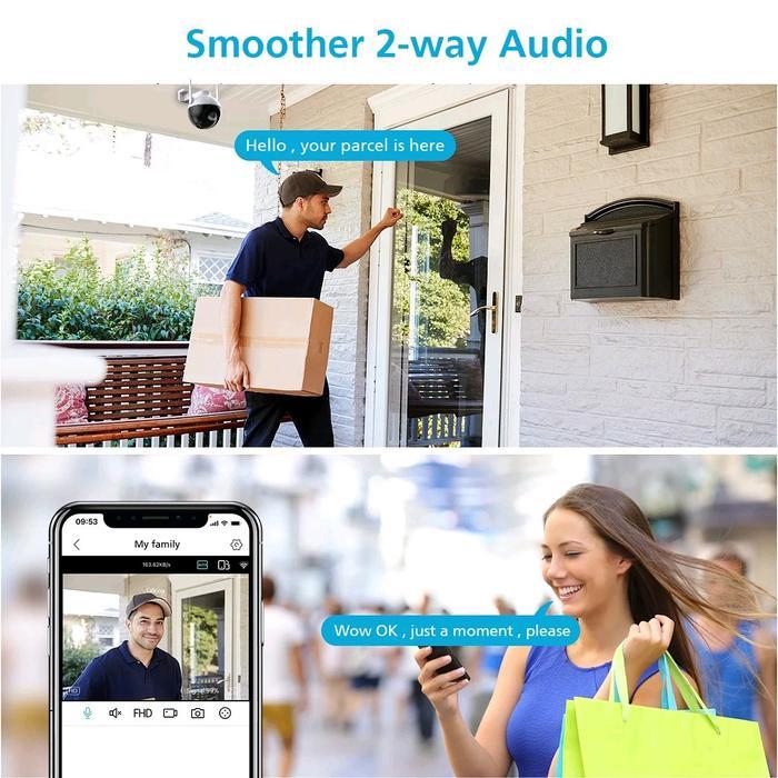 Premium Ip Camera 8Mp V380Pro (Fitur Lengkap) Ptz Speed Dome Cctv Outdoor Waterproof Kamera Wireless