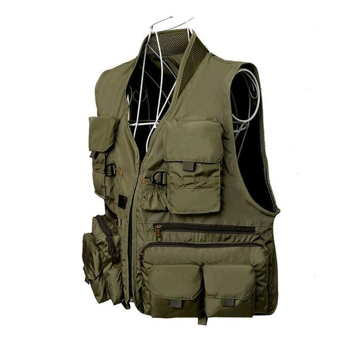 Deukio Rompi Pancing Fishing Vest Quick Dry Jacket Xl - Gds09
