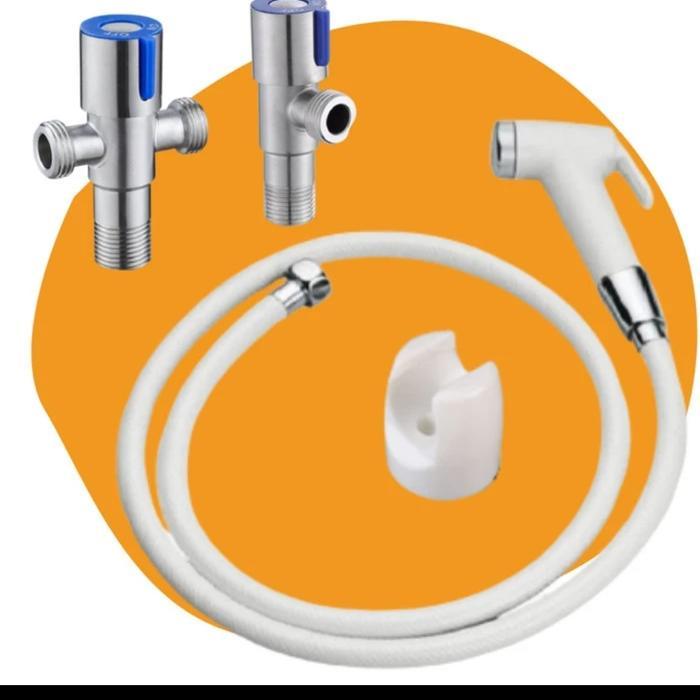 Aquaflow Paket Jet Shower Kloset / Shower Closet /Semprotan Closet Paket