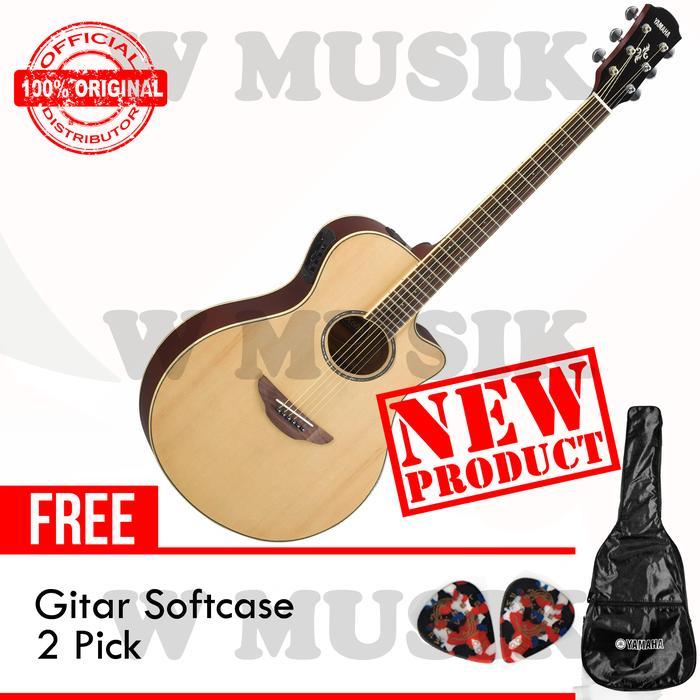 Yamaha Gitar APX 600 / APX600 / APX-600 - Natural + Softcase + 2 Pick - SATUAN