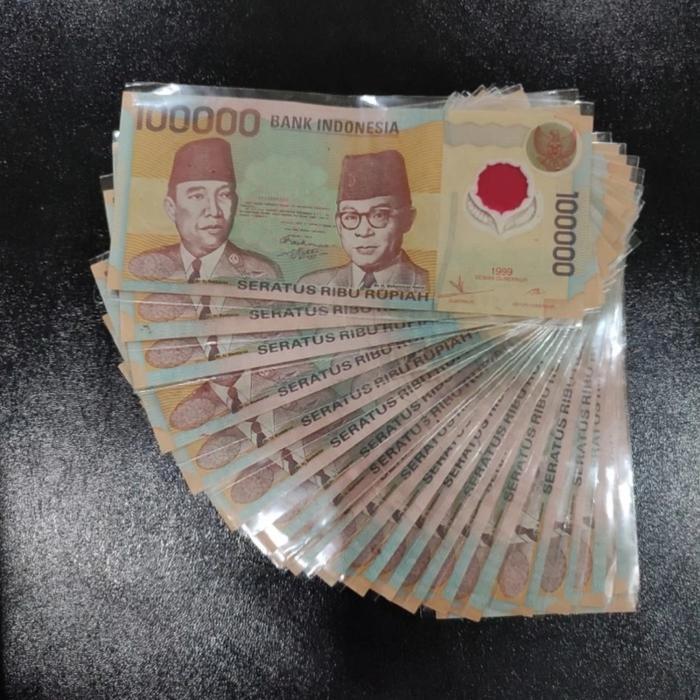Diskon Uang Kuno 100000 Rupiah Soekarno Polimer Murah Original