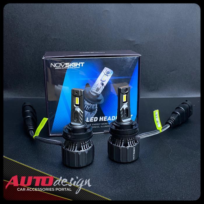 Lampu Led Mobil Novsight N50 H4 H1 H3 H7 H8 H11 H16 Hb3 Hb4 Hir2