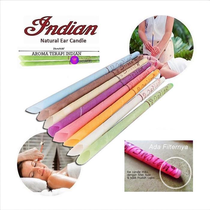 Premium Ear Candle Pembersih Telinga Bakar Lilin Pembersih Telinga Therapy Tinnitus Pendengaran