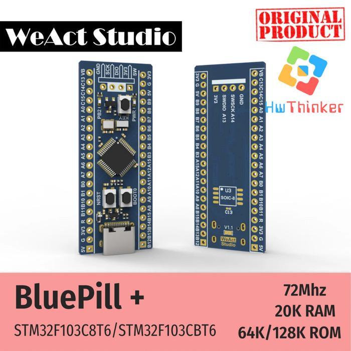 WeAct Studio BluePill+ BluePill Plus STM32F103C8T6 STM32F103CBT6 STM32