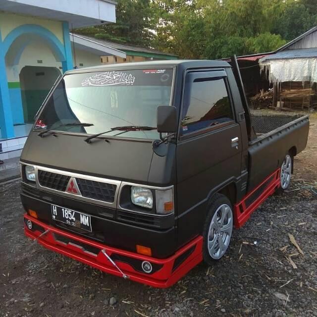 terlaris  Bemper bumper spoiler depan L300 plat tebal 1.6 mili - Bemper depan + lampu