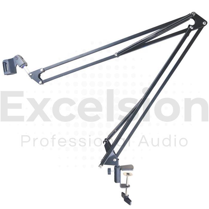 Kualitas Terbaik Arm Microphone Stand Mic Premium Meja Jepit Recording Podcast