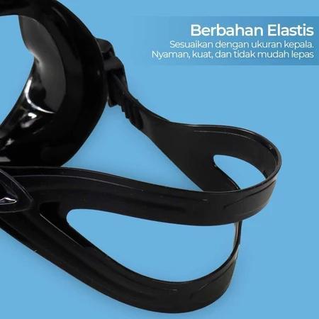 Promo Kacamata Selam Panah Ikan Masker Freedive Apnea Freediving Free Diving Glasses Set Tube Selang
