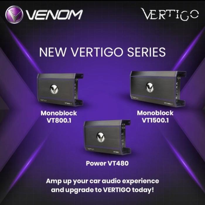 POWER VENOM VERTIGO SERIES VT.480  4CHANEL NEW
