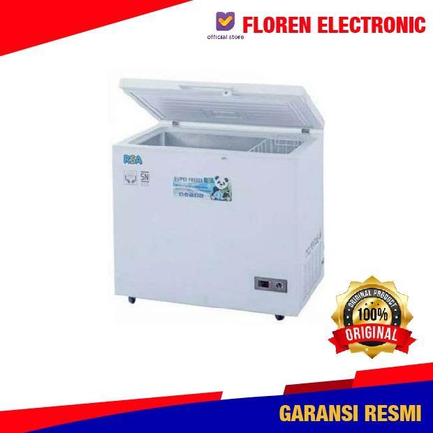 RSA Freezer box CF 210 / CF210 200 Liter BARANG BARU DAN SEGEL MURAH GARANSI RESMI RSA