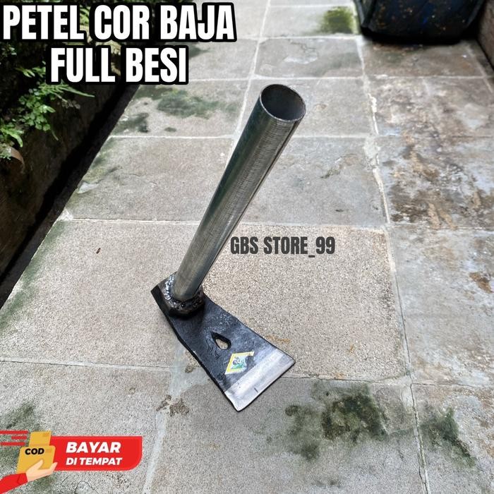 uikb Pethel Perimbas Kayu Cangkul Mini Petel Baja Gagang Besi Petel Rimbas Cangkul Tukang