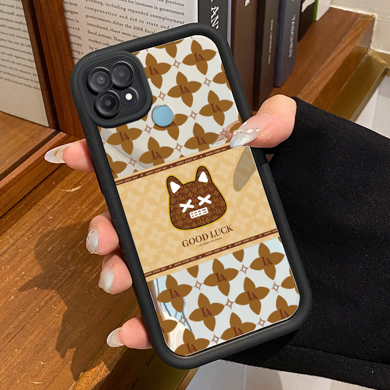 Casing Hp OPPO A15 A15s A35 Case HP Casing pola Kucing Kesing Kasing cermin Cesing Silikon Softcase