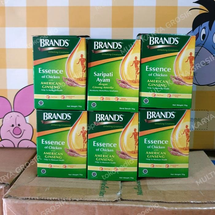 

BRANDS SARIPATI AYAM BRAND SARI PATI AYAM AMERIKA GINSENG 6 X 70GRAM B