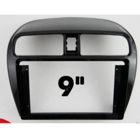 Frame Headunit Android Mitsubishi Mirage 9 Inch