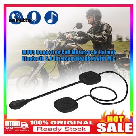 SIAPKIRIM SET MH05 BLUETOOTH HELM MOTOR WIRELESS VNETPHONE MH05 RECHARGE BT5 READY STOCK