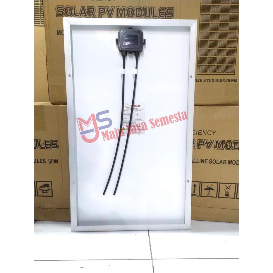 Panel Surya Solar Panel 50WP MONOCRYSTALLINE