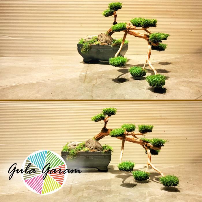 Bonsai Mame Tanaman Plastik Hiasan Aquarium Ikan Hias Aquascape Meja Kerja Ruang Tamu