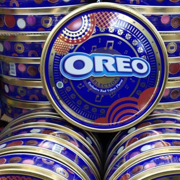 Oreo Selection Biscuit Assorted Kaleng 286,8 gr DISKON