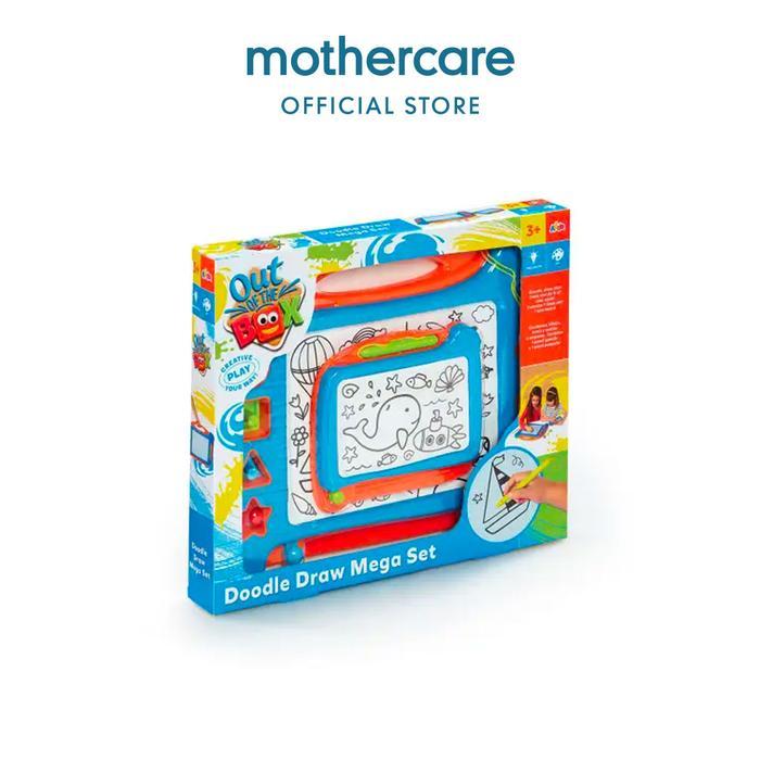 Addo Out of the Box Doodle Draw Mega Set - Mainan Papan Tulis Magnetik Menggambar Anak