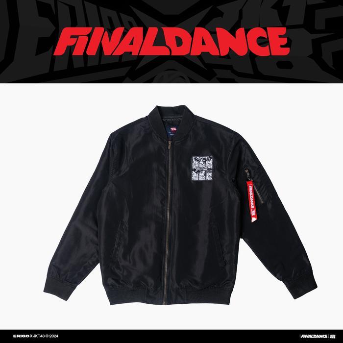 Erigo Bomber Last Dance Generik Black - Jaket Bomber Unisex