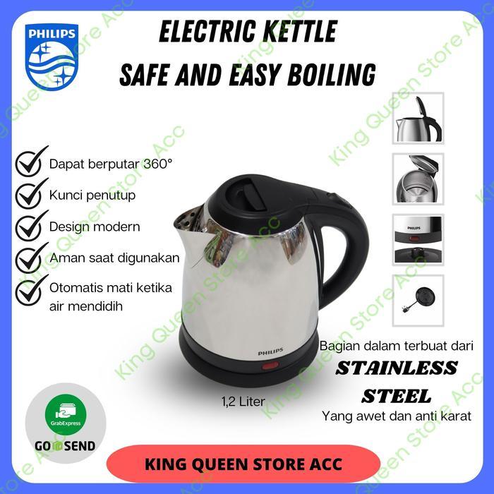 Teko Listrik/Pemanas Air Elektrik Philips HD9303 1,2L Kettle Philips Kode 1194