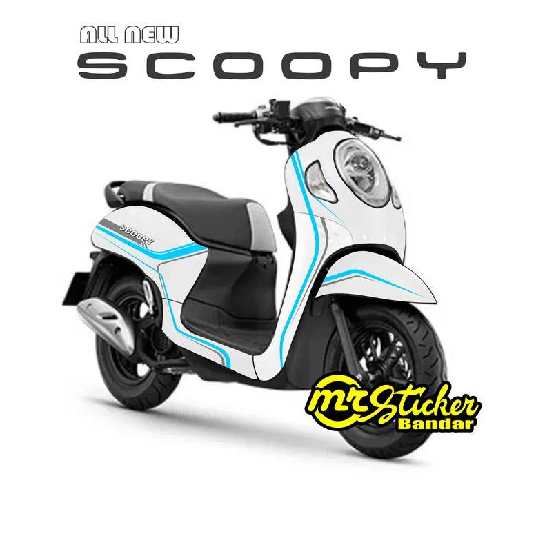 Decal Scoopy Full Body Dekal Sticker New Fi 2021 Prestige Strip Tosca