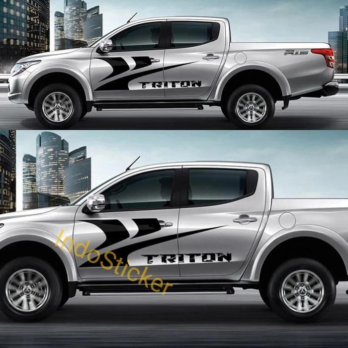 Aksesoris Sticker Mobil Triton Stiker List Body Mobil Triton