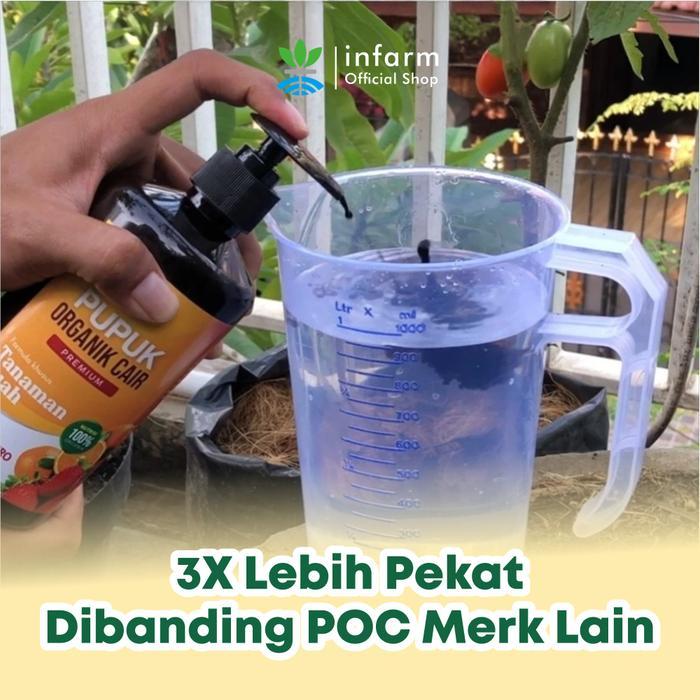 Infarm - Pupuk Infarm Tanaman Hias Pupuk Organik Cair Tanaman Daun Sayur 500Ml Poc Kompos Infarm