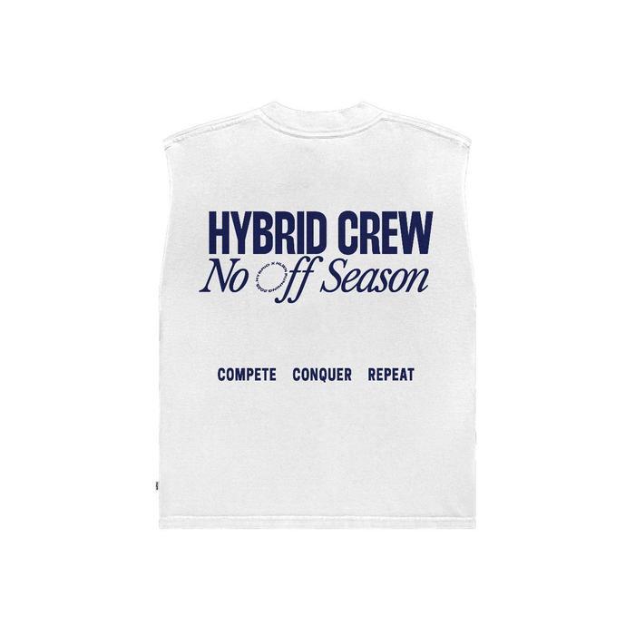 Hlwn Running Unisex Oversize Muscle Tee White - Wallace #Gratisongkir #Sale #Discount