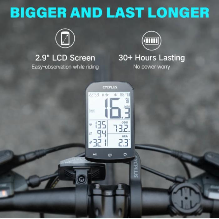 Paket Lengkap Cycplus Cyclocomp Speedometer