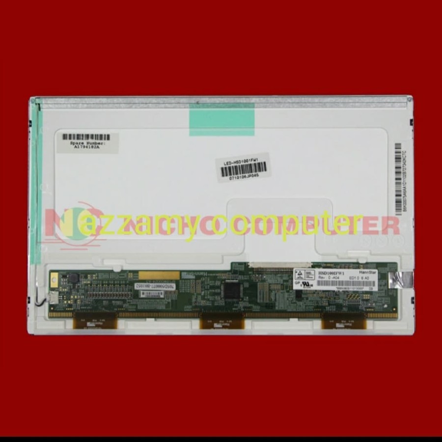 LED 10.1 WIDE CSV PIN 30 (Hannstar HSD100IFW1 Rev 0-A04) (0710106)