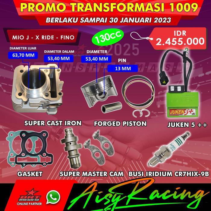 PAKET BORE UP BRT 53:40 / 58:50 MIO J / X RIDE / FINO Jupiter Z1