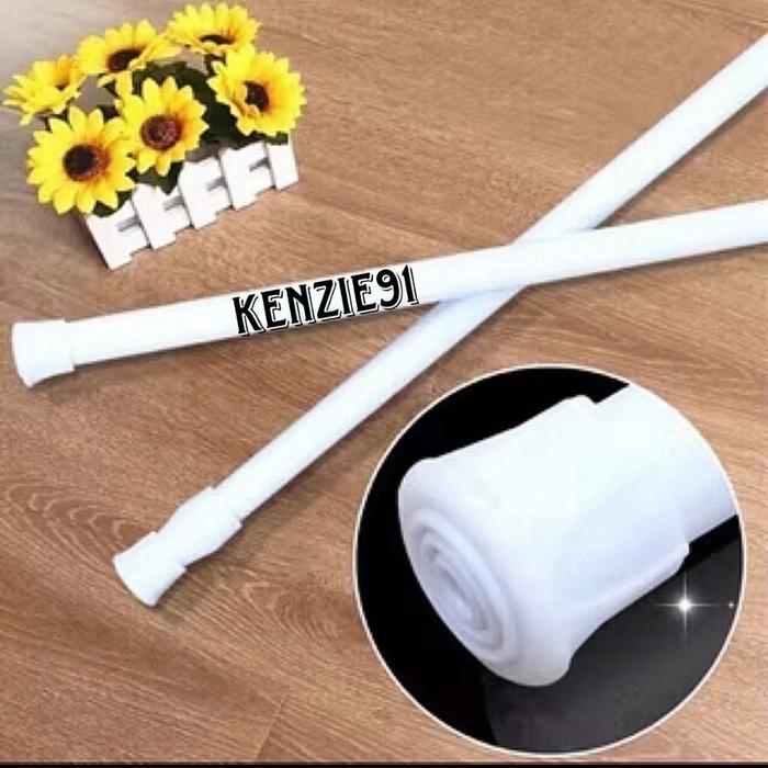 Tiang Gorden Fleksibel / Tiang Gorden Kolong Dapur / Tiang Jendela / Tiang Portable/ Tiang