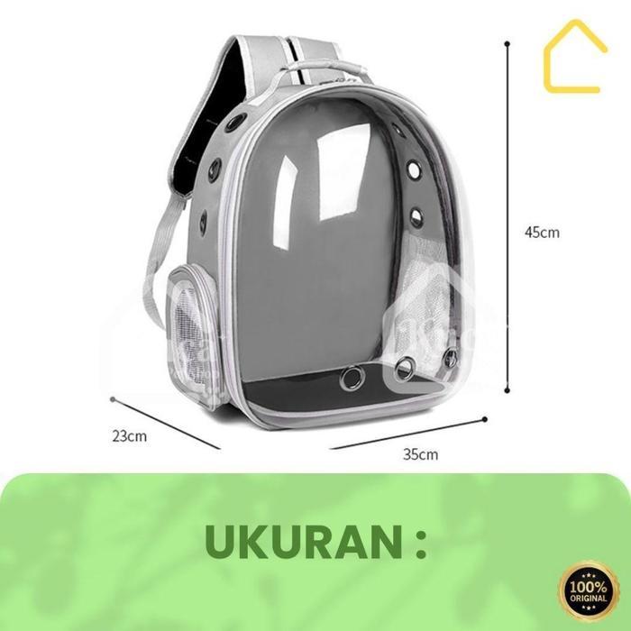 Tas Ransel Astronot Kucing Transparan Tas Astronaut Kucing Besar Pet Accessories Tas Kucing Astronot