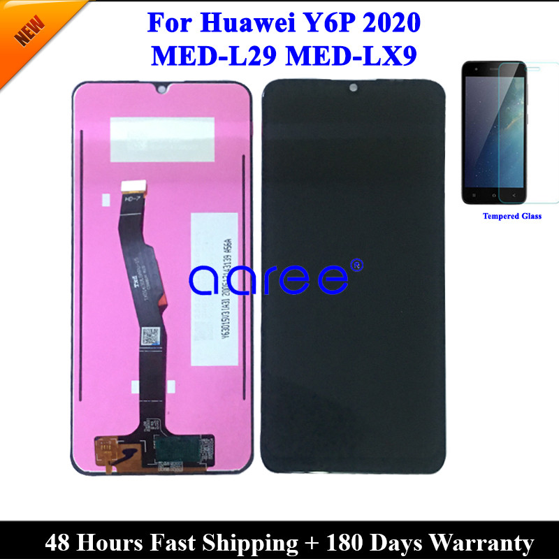 Tested  LCD Display For Huawei Y6P 2020  LCD For Huawei Y6P 2020 MED-L29  Display LCD Screen Touch D