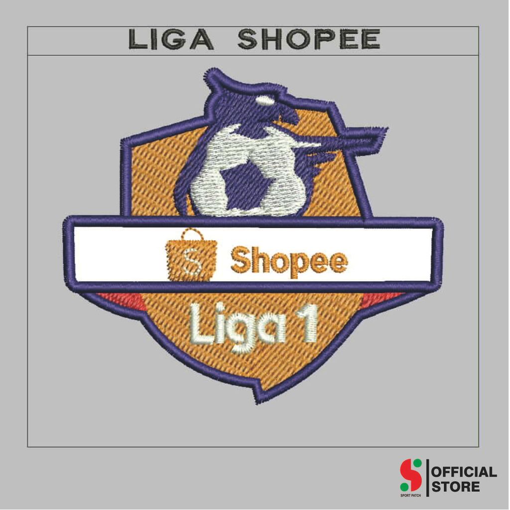 SPORT-327 PATCH BORDIR KOMPUTER LOGO/EMBLEM LIGA SHOPEE 1