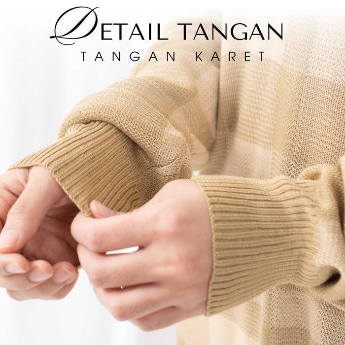 olfc- Krb One Set Rajut Zia - Blouse Rajut Dusty Pink - Rok Rajut - Setelan Rajut - Knit One