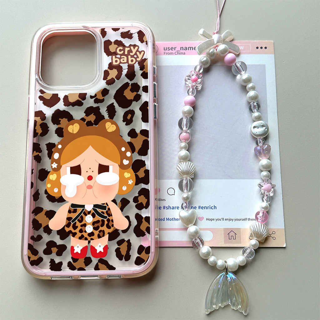 Cry Baby Leopard [Top Casenya] Case Vivo Y05 Y31D Pro Y11D Y21D T5 Pro 5G Iqoo Z11X V70 Y29 4G V60 L