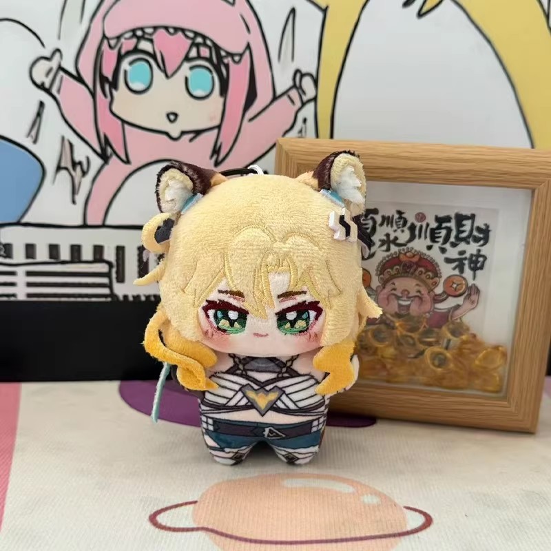 Genshin Impact Ororon Plush Doll Gift Pendant Anime Mini Chasca Zhongli Stuffed Toy Pendant Dolls