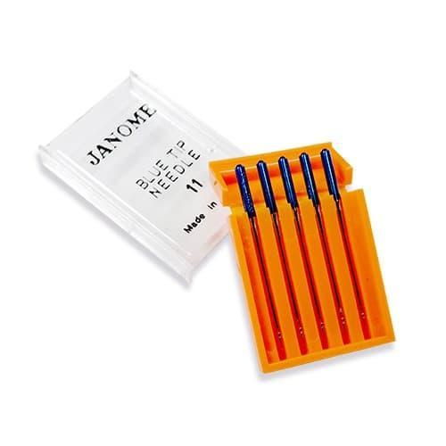 Jarum Jahit Kaos Anti Loncat JANOME BLUE TIP (Mesin Jahit Multifungsi)