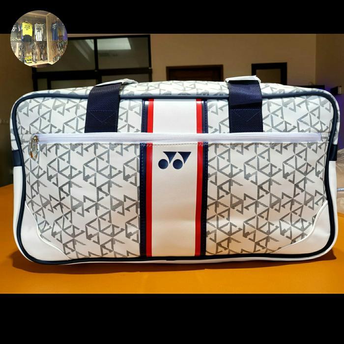 TERMURAH TERLARIS TERBARU ORIGINAL YONEX COMPACT BAG/TAS RAKET YONEX ORIGINAL 249BT007U. (WHITE