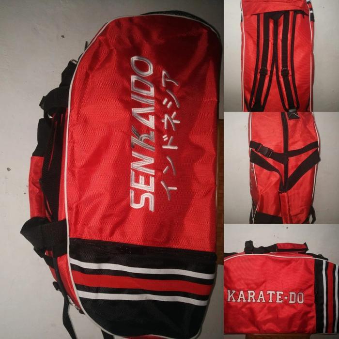 Hana66_Store Tas Karate 3In1 Wkf Bag Besar Ransel Jinjing Senkaido