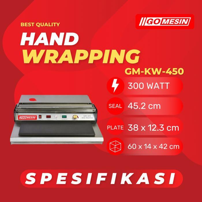 GETRA HW-450 MESIN PLASTIK WRAPPING HAND WRAPPING ORIGINAL