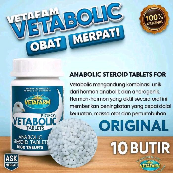 DISKON VETABOLIC ORIGINAL VETAFARM VETABOLIC BLUD LIVERTONIC HARGA PER 10 BUTIR PRODUK AUSY ASLI