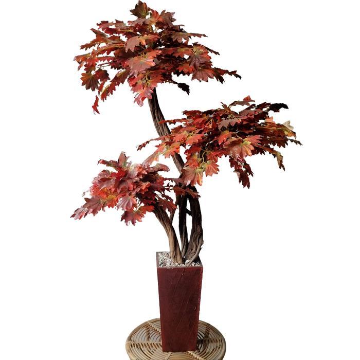 Ada Stok pohon maple artificial - pohon maple tinggi 170 cm - pohon maple coklat