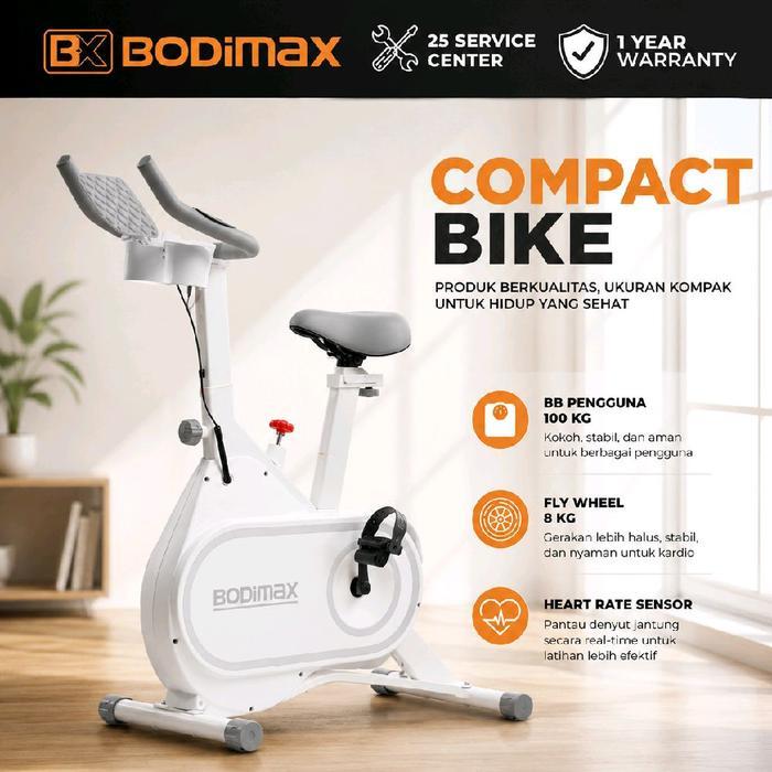 BODIMAX COMPACT BIKE Alat Olahraga Sepeda Statis Spinning Bike