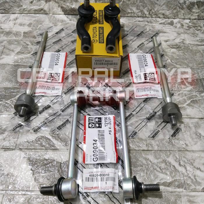 Link Stabilizer+Long Tie Rod+Tie Rod End Grand New Avanza Xenia 2016 Up Set 6Pc Original Car
