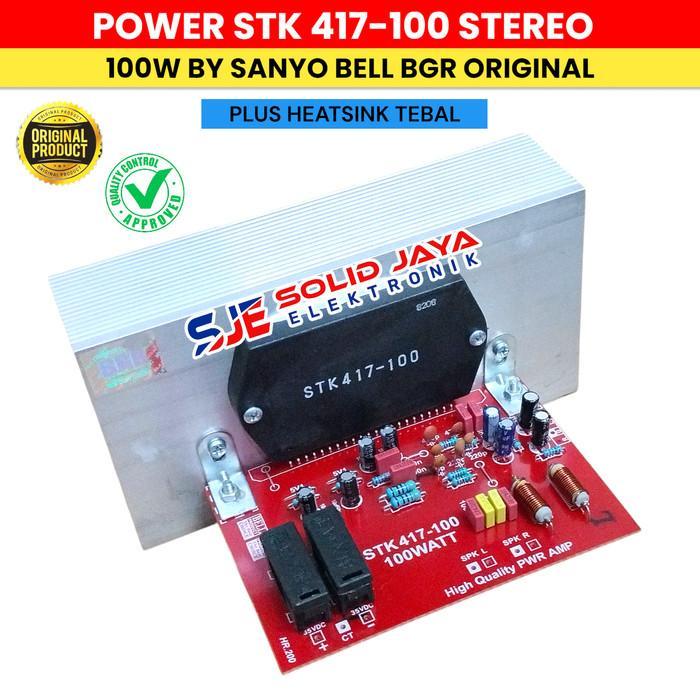 TERBARU KIT POWER STK 417-100 STEREO 100W SANYOO AMPLIFIER STK417 100 W WATT STK463 STK465 463 465
